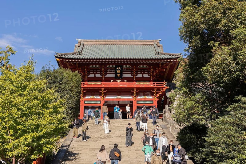 Main Hall of Tsurugaoka Hachiman-gu Shinto Shrine