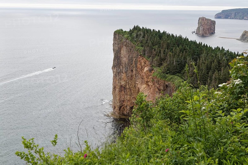 Steep cliff