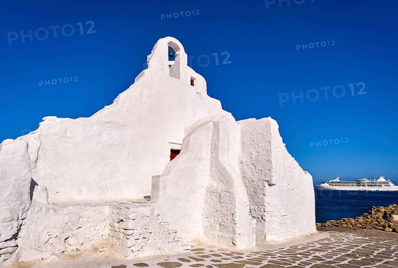 Famous tourist landmark of Greece