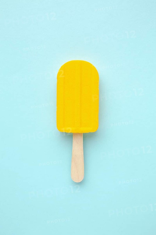 Top view flavoured ice cream