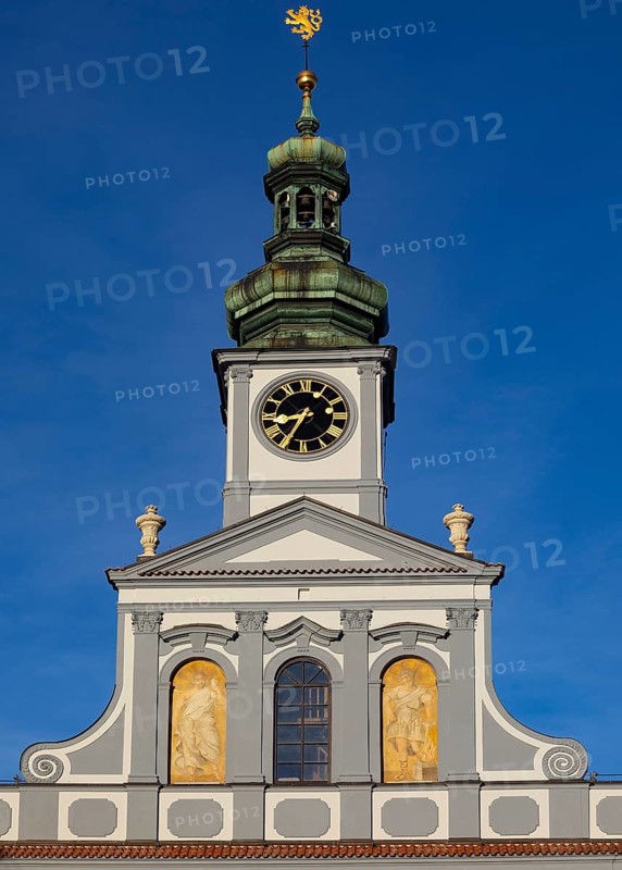 Town Hall on Premysl Otakar II Square in the historic old town of Ceske Budejovice