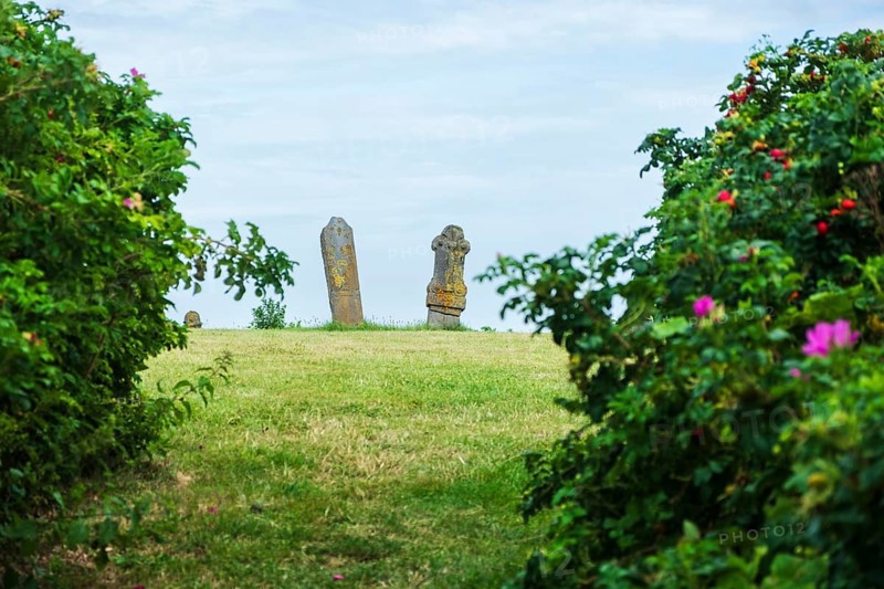 Gravestones at the former cemetery Stryper Kerkhof