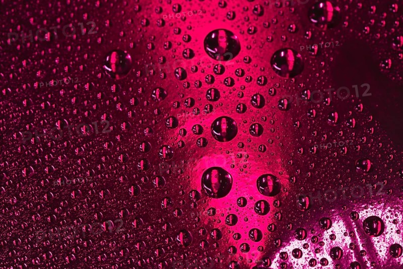Abstract burgundy background with water drops