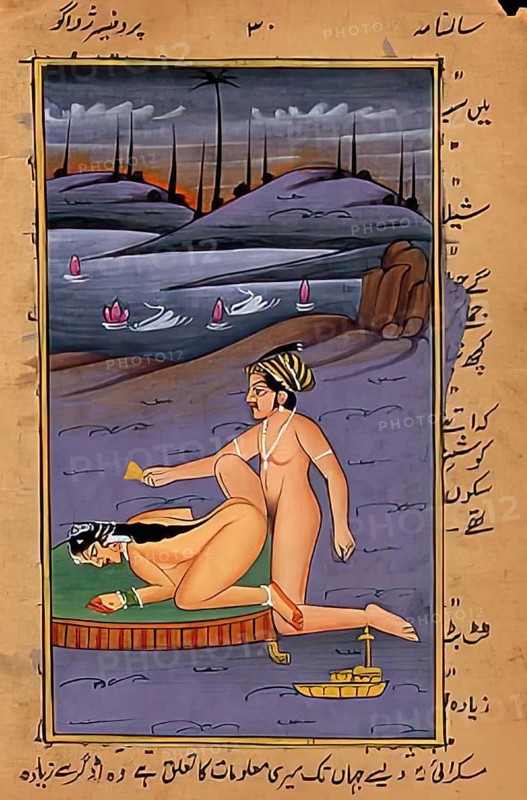 Depiction of an erotic scene