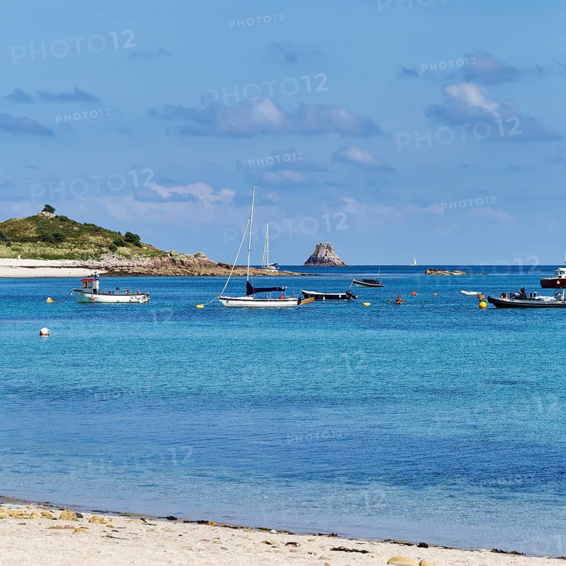 Boats off the coast