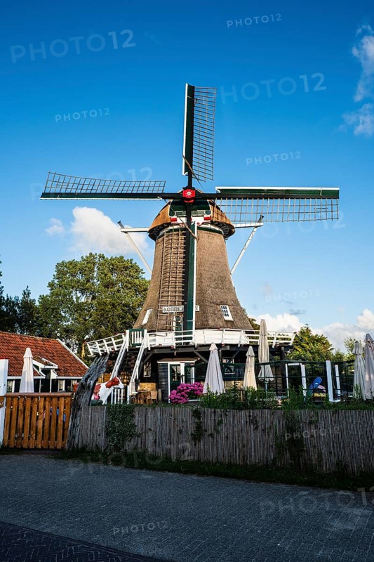 Mill in Formerum on the North Sea island of Terschelling