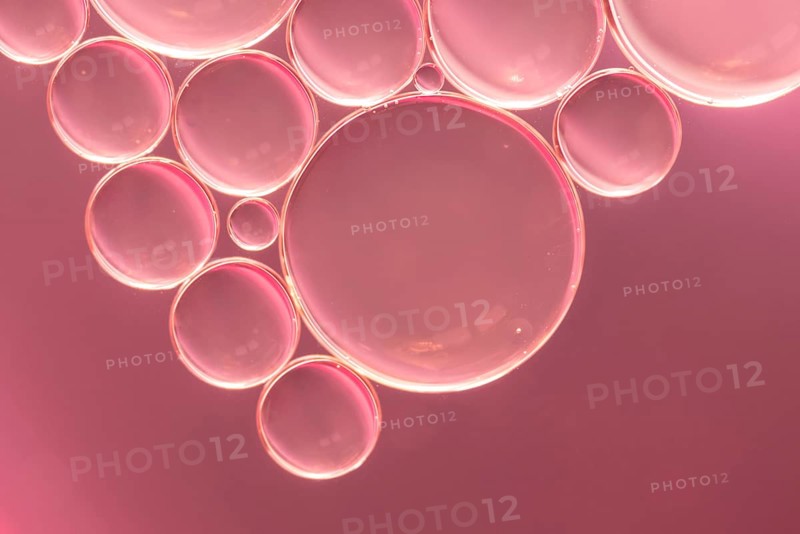 Group bubbles pink background