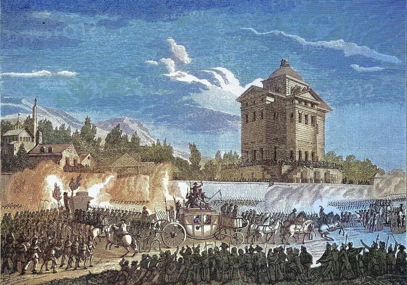 The Return of the French King Louis XVI from Varennes to Paris on 25 June 1791