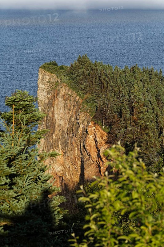 Steep cliff