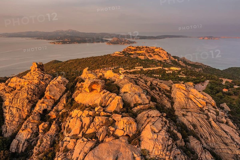 View over Capo d'Orso to Monte Altura Fortress