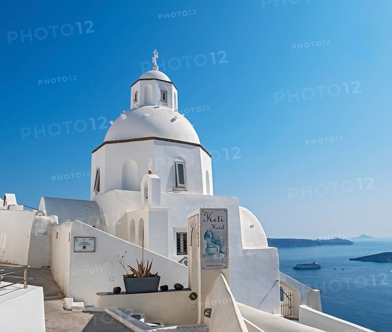 White-washed Church of St Minas