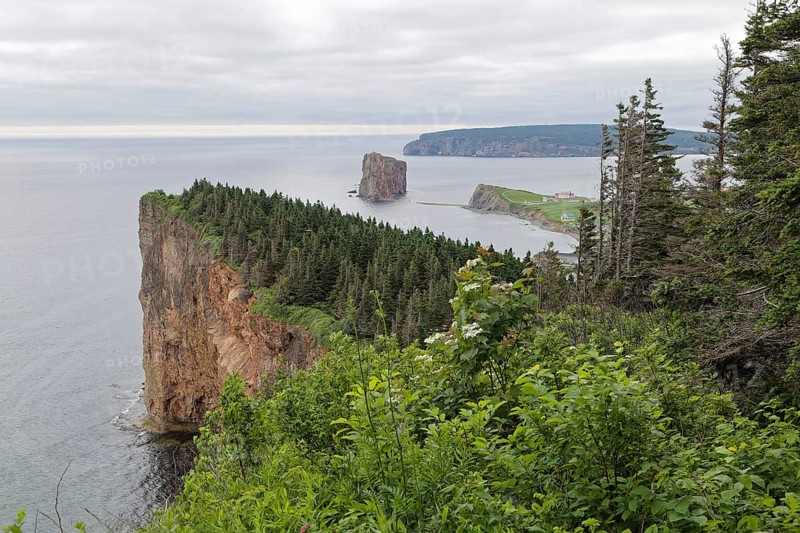 Steep cliff