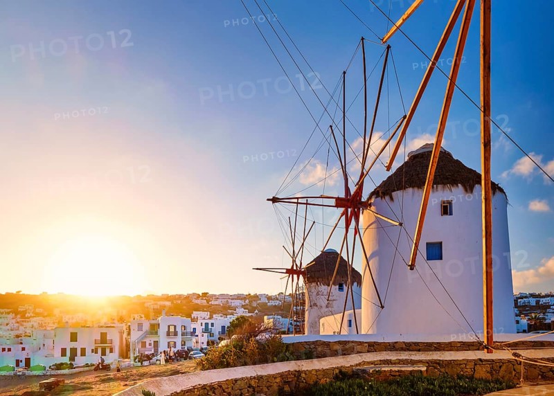 Famous tourist attraction of Mykonos