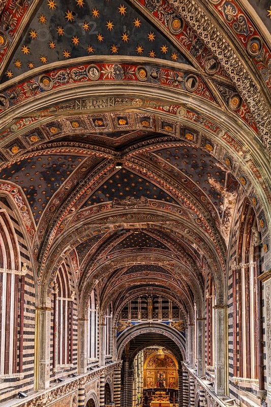 View of the interior of the Cathedral from the Gate of Heaven