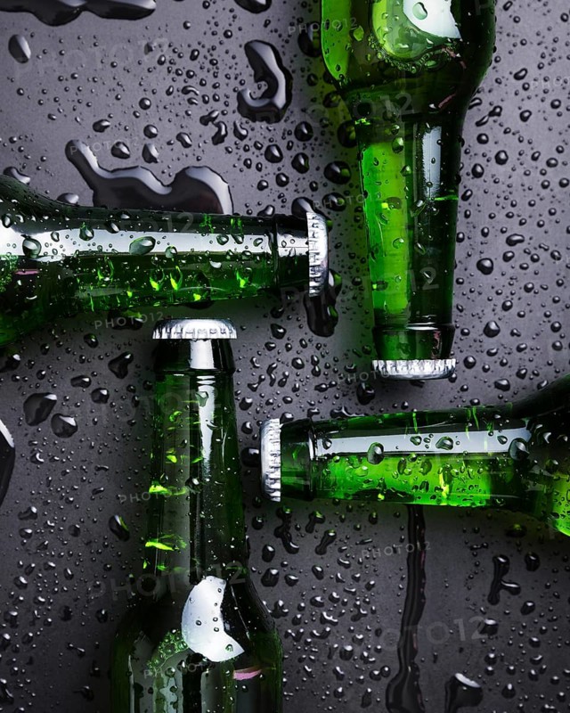 Beer bottles top