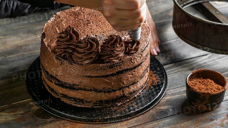 Delicious chocolate cake