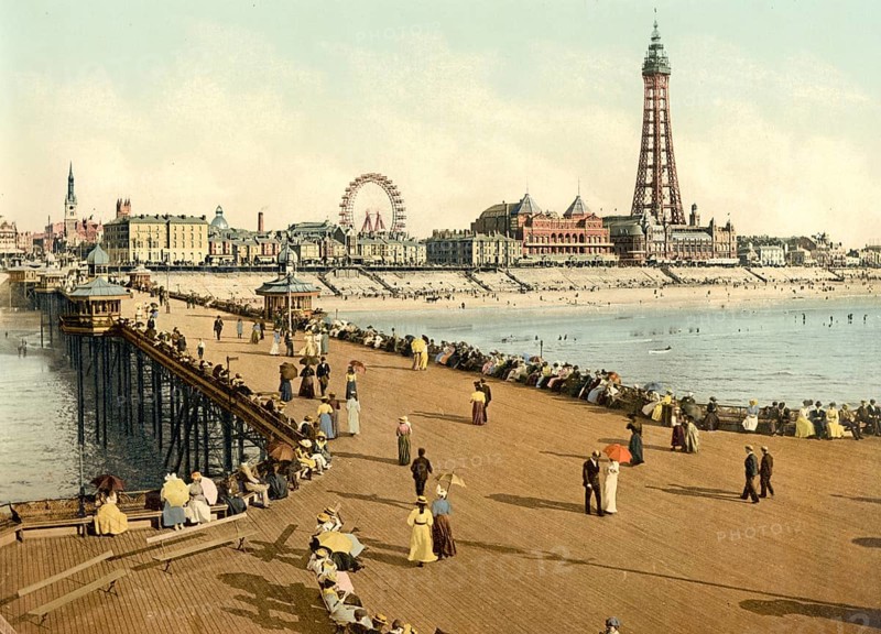 The tower in Blackpool