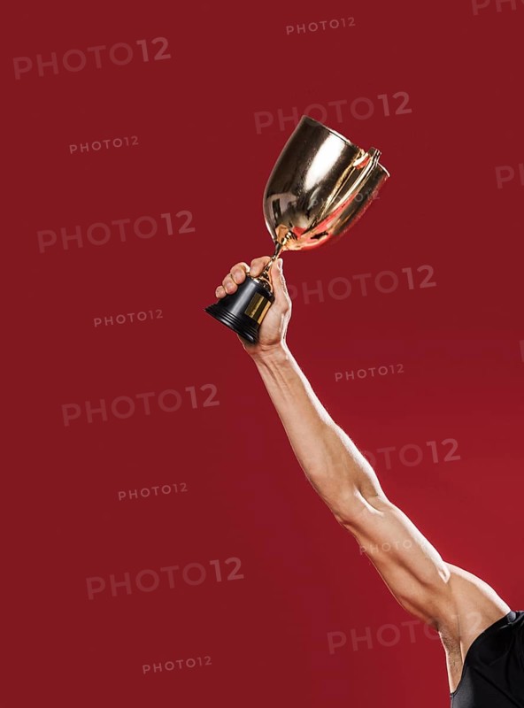 Close up trail trophy