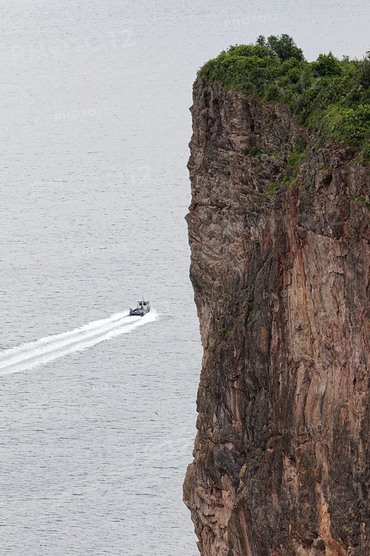 Steep cliff