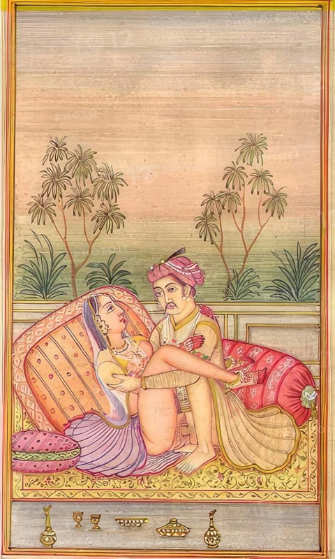 Depiction of an erotic scene