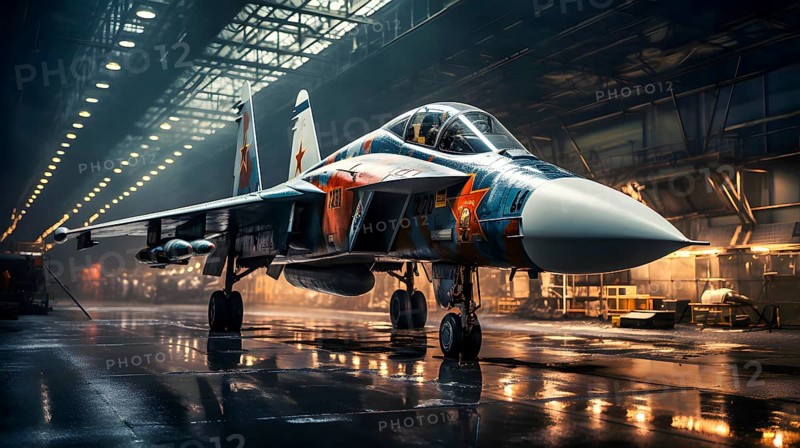 A Russian fighter jet