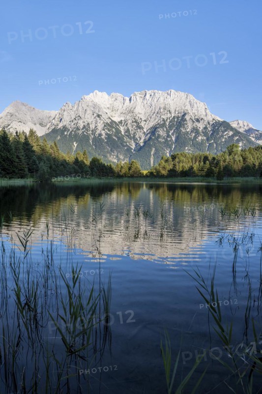 Zugspitze reflected in