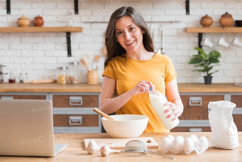 How cook e learning courses concept