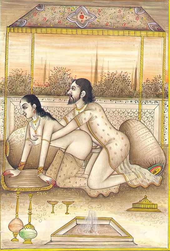 Depiction of an erotic scene