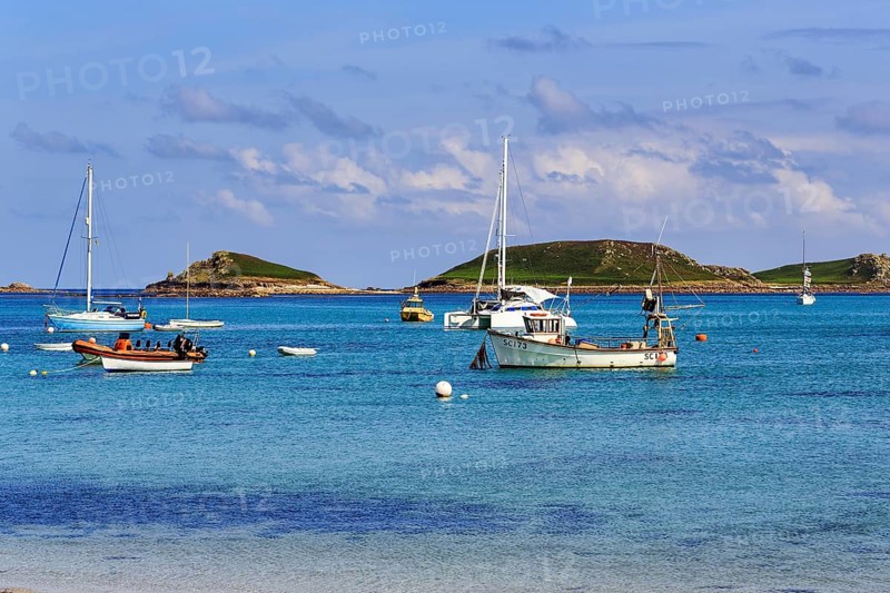 Boats off the coast