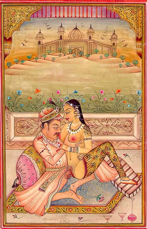 Depiction of an erotic scene