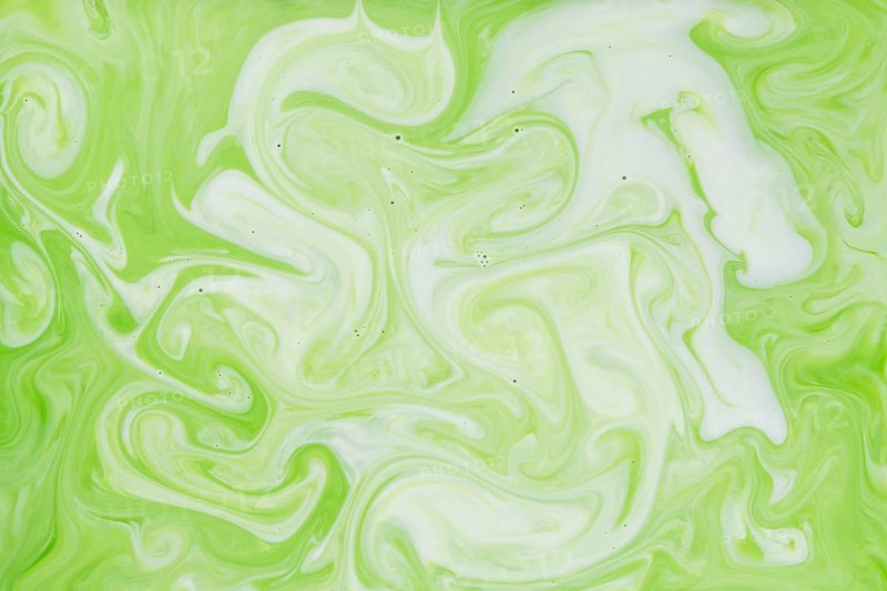Lime green white abstract painting with trendy background wallpaper