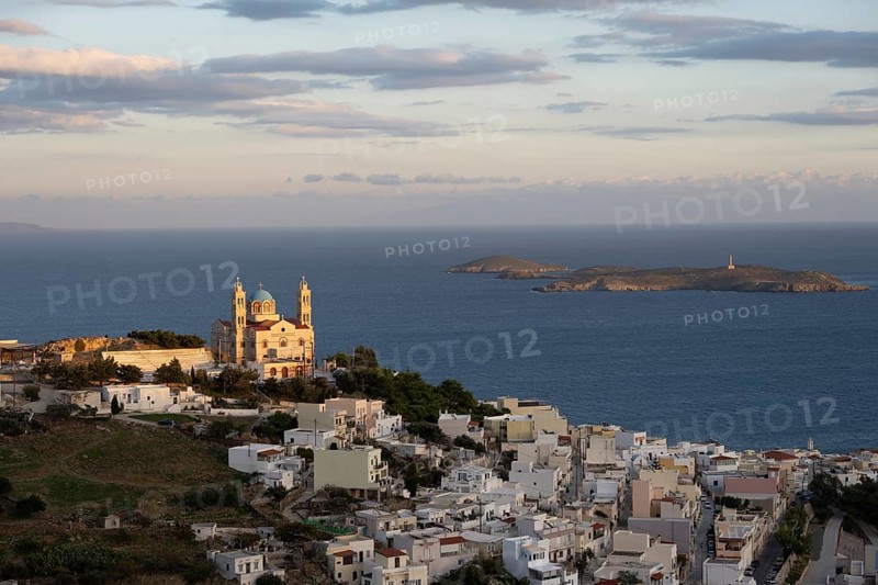 View of the Anastasi Church or Church of the Resurrection at sunset