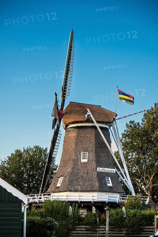 Mill in Formerum on the North Sea island of Terschelling