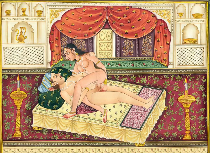 Depiction of an erotic scene