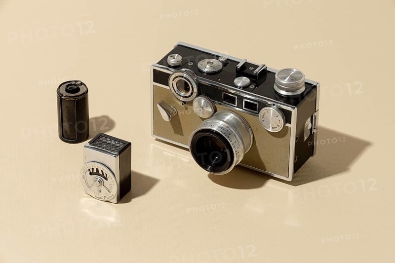 Vintage camera composition