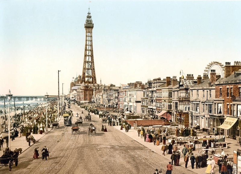The tower in Blackpool