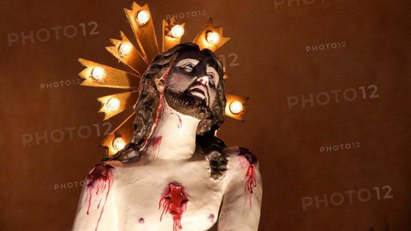 Figure of the bleeding Christ