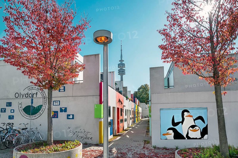 Colourful facades