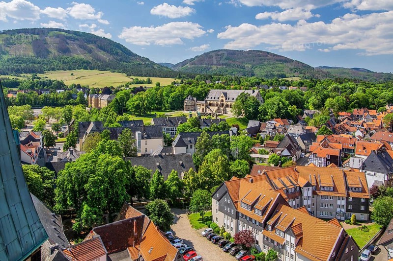Overview with the Imperial Palace at Rammelsberg