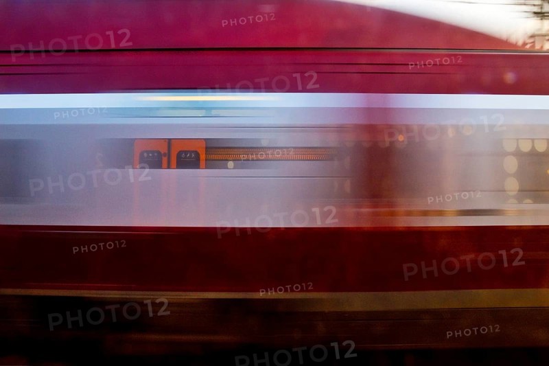 Long exposure from a moving train