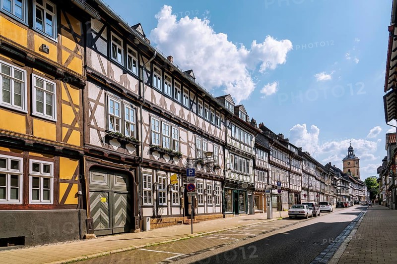 Breite Strasse with half-timbered houses in the old town
