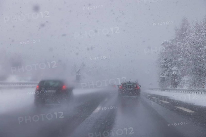 Motorway in winter