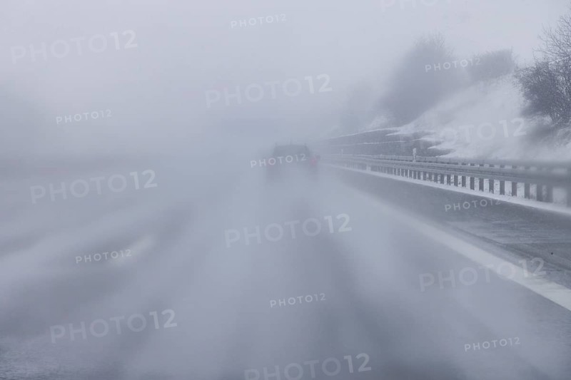 Motorway in winter
