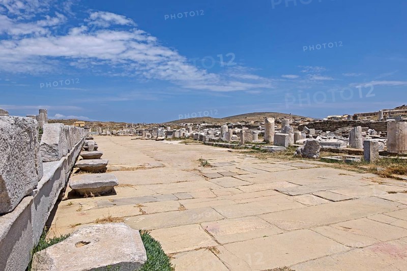 Agora of the ancient city of Delos