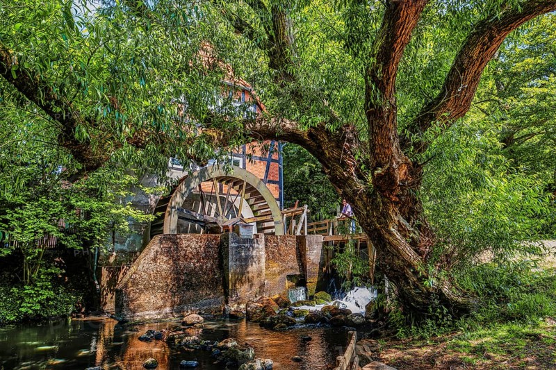 Historic water mill of Stuckenborstel