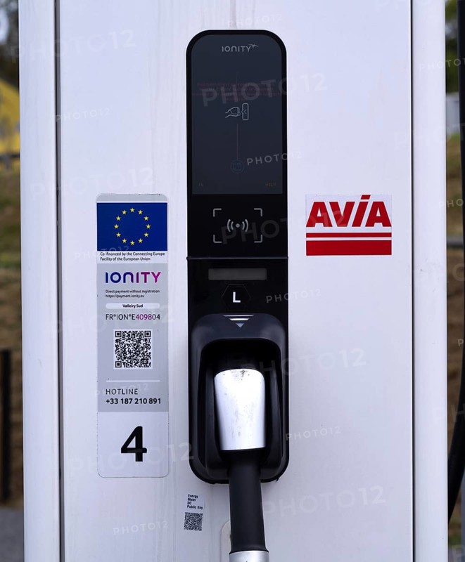 IONITY Avia charging station for electric cars
