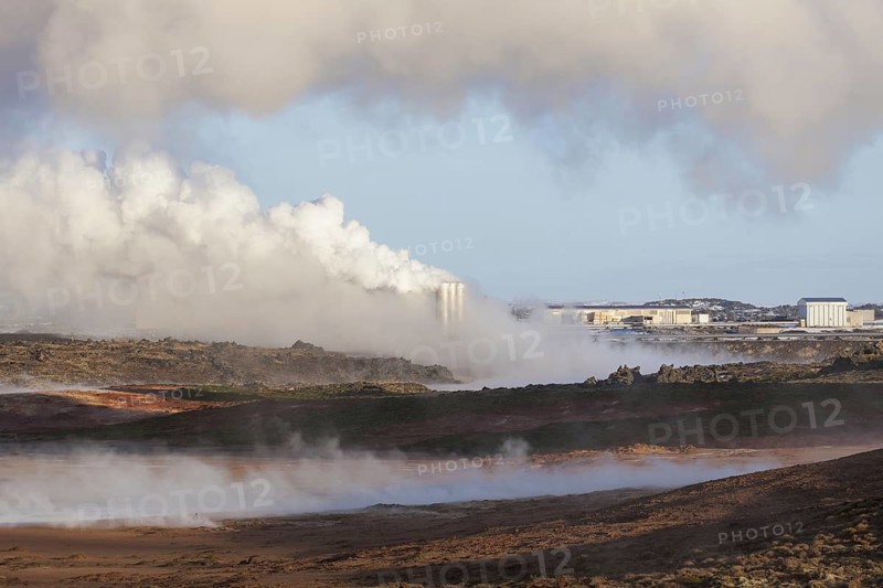 Reykjanes geothermal power plant