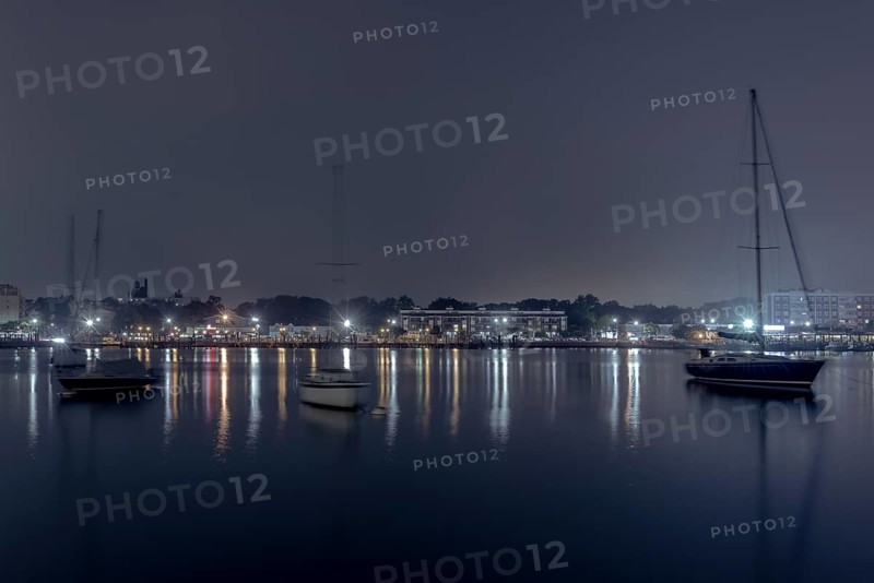 Foggy night at Sheepshead Bay
