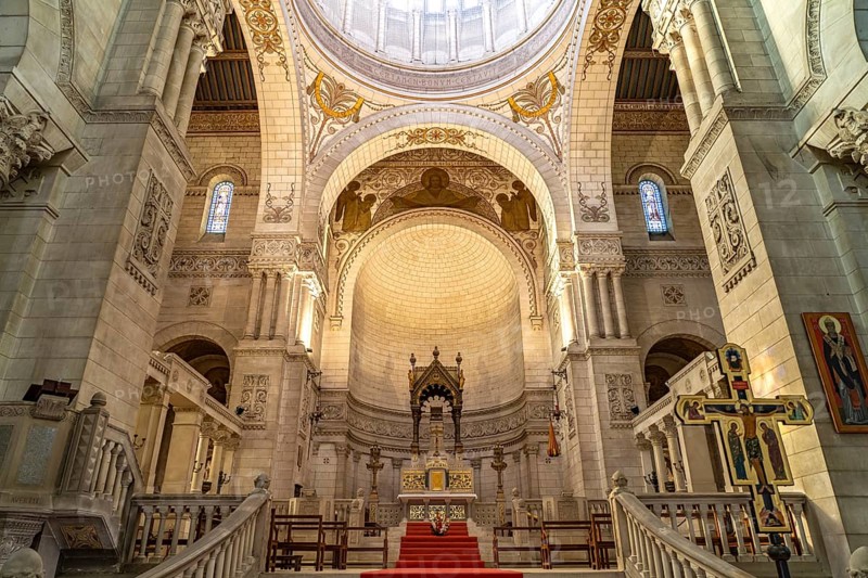 Interior of the Roman Catholic Basilica of Saint-Martin Tours