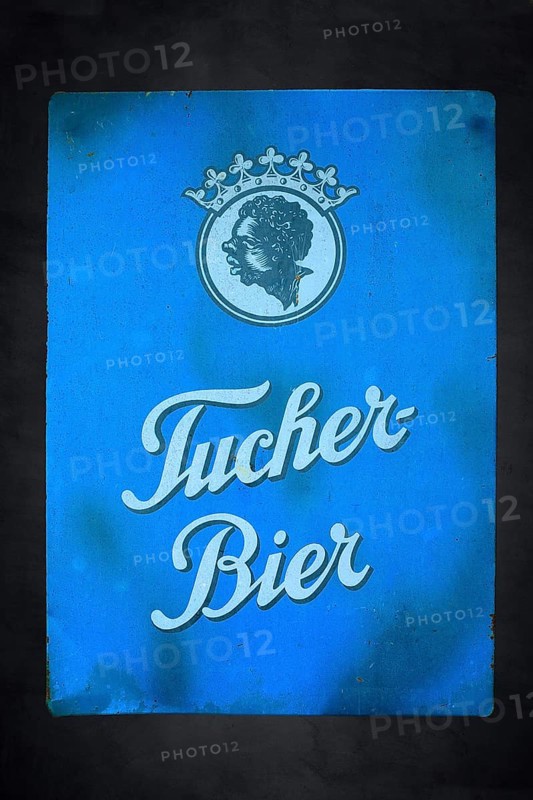 Old tin sign from the 1950s